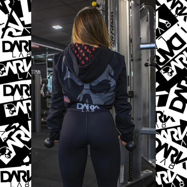 Moletom Cropped Feminino - Dark Lab - Image 4