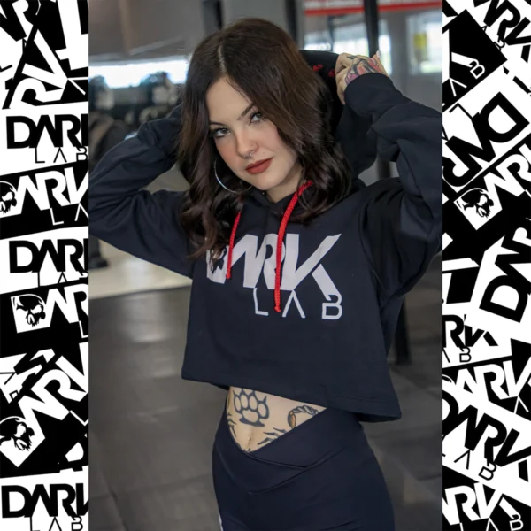 Moletom Cropped Feminino - Dark Lab - Image 5